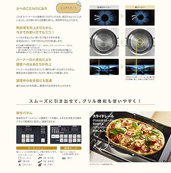 Amazon.co.jp: ノーリツ ネスト Nest ビルトインガスコンロ